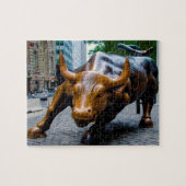 Puzzle Wall Street Bull (Horizontal)