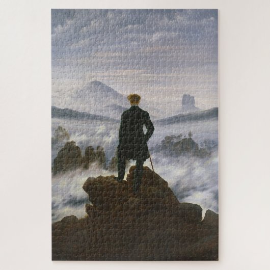 Puzzle Wanderer au-dessus de la mer de brouillard : Caspa (Vertical)