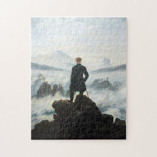 Puzzle Wanderer au-dessus de la mer de brouillard, Friedr (Vertical)
