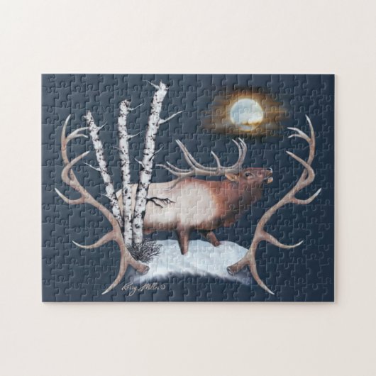 Puzzle Wapiti mâle (Horizontal)
