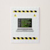Puzzle Warning Coding In Progress Computer Programmer Dev (Vertical)
