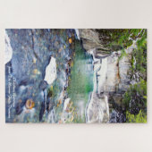 Puzzle Warren Falls Vermont.voeux de Noël Jigsaw Pu (Horizontal)