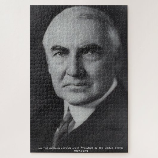 Puzzle Warren Gamalie Harding 29e président américain (Vertical)