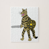 Puzzle Warrior Cat (Vertical)