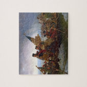 Puzzle Washington croisant le fleuve Delaware (Vertical)