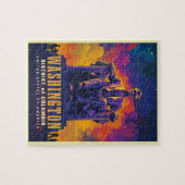 Puzzle Washington D.C. avec Lincoln Memorial (Horizontal)