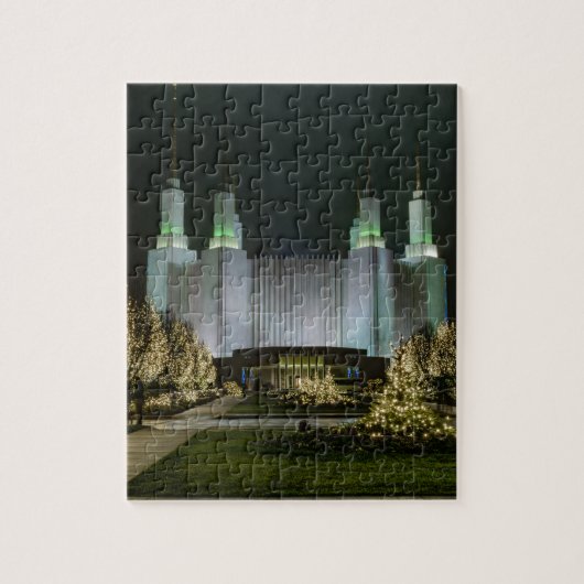 Puzzle Washington D.C. Temple la nuit (Vertical)