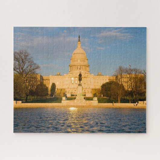 Puzzle Washington DC. Capitale de l'État. (Horizontal)