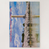 Puzzle Washington DC. Capitale de l'État.voeux de Noël (Vertical)