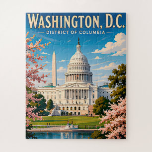 Puzzle 🏛️ Washington DC Capitole Mémoire de Voyage