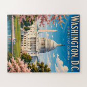 Puzzle 🏛️ Washington DC Capitole Mémoire de Voyage (Horizontal)