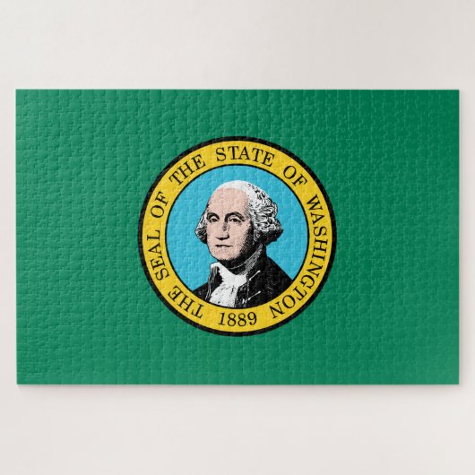 Puzzle Washington State Flag (Horizontal)