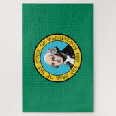Puzzle Washington State Flag (Vertical)