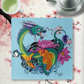 Puzzle Water Dragon & Koi
