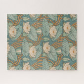Puzzle Water Lys Lily Art Nouveau Nature (Horizontal)