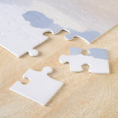 Puzzle Watercolor American Eskimo Dog Sparkling Christmas (Côté)