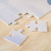 Puzzle Watercolor Bichon Frise Festive Fountain Christmas (Côté)