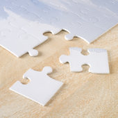 Puzzle Watercolor Bolognese Festive Town Bench Christmas (Côté)