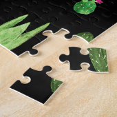 Puzzle Watercolor Cactuses Plante Arrière - plan sans cou (Côté)