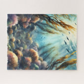 Puzzle Watercolor Kelp Forest (Horizontal)