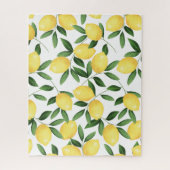PUZZLE WATERCOLOR LEMONS (Vertical)