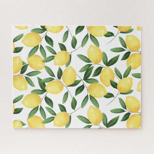 PUZZLE WATERCOLOR LEMONS (Horizontal)