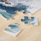 Puzzle Watercolor Lighthouse Personnalisé (Côté)