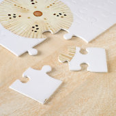 Puzzle Watercolor Seashells Starfish Coastal Pattern (Côté)