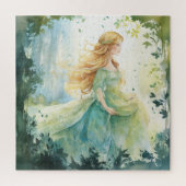 Puzzle Watercolour Forest Princess (Vertical)