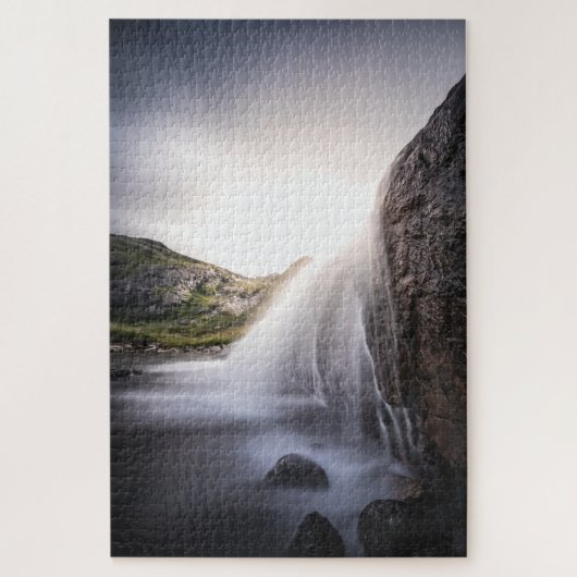 Puzzle Waterfall Landscape photo (Vertical)