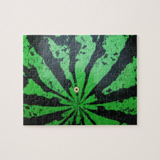 Puzzle Watermelon Football / Soccer Ball (Horizontal)