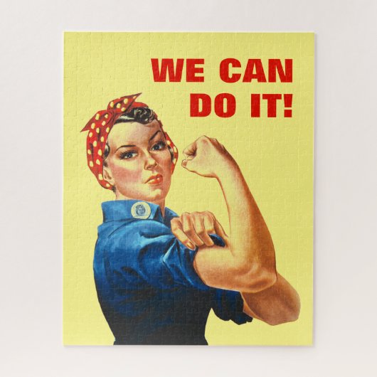 Puzzle We Can Do It World War II Propaganda Rosie Riveter (Vertical)