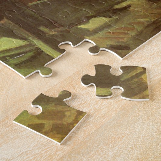 Puzzle Weaver Facing Left Spinning Wheel Vincent van Gogh (Côté)