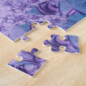 Puzzle Web | Violet et bleu Fractal Art (Côté)