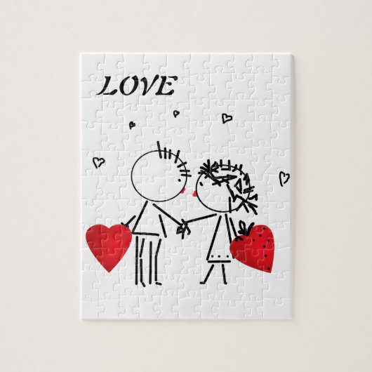 Puzzle Wedding , day Valenine , love (Vertical)