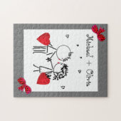 Puzzle Wedding, jour de Valentine (Horizontal)