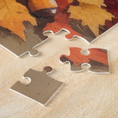 Puzzle Weimaraner À L'Automne Quitte L'Art Thanksgiving (Côté)