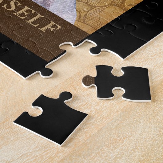 Puzzle Weimaraner Chien Coffee Company Canvas (Côté)