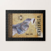 Puzzle Weimaraner Chien Coffee Company Canvas (Horizontal)