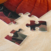 Puzzle Weimaraner Chien Moisson d'automne Thanksgiving (Côté)