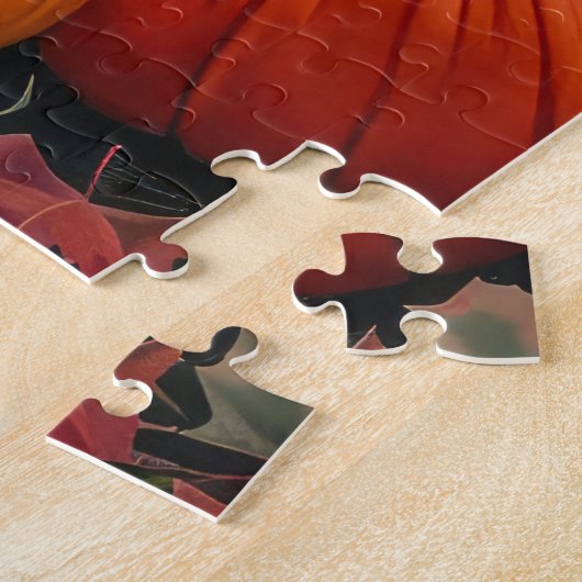 Puzzle Weimaraner Chien Moisson d'automne Thanksgiving (Côté)
