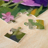 Puzzle Weimaraner Dog Valentine's Day Rosé Picnic (Côté)