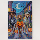 Puzzle Weimaraner Trick-or-Treating en costumes d'Hallowe (Vertical)