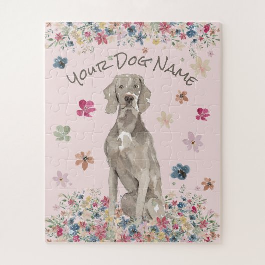 Puzzle Weimaraner Vorstehhund grand chien (Vertical)