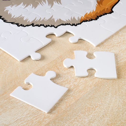 Puzzle Welsh corgi with Crown (Côté)