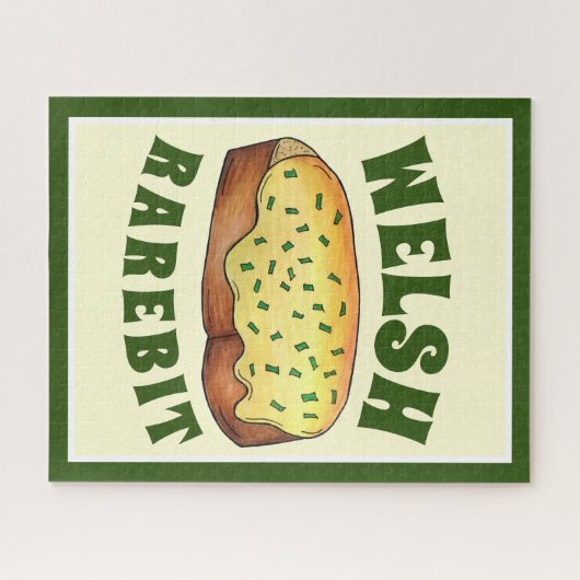 Puzzle Welsh Rarebit Savoureux Fromage Toast British Food (Horizontal)