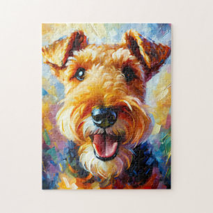 Puzzle Welsh Terrier Chien Acrylique Imprimer Cadeau Amou