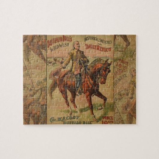 Puzzle Western Buffalo Bill Wild West (Horizontal)