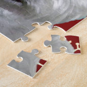 PUZZLE WESTIE AVEC DES FLOCONS DE NEIGE (Côté)