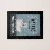 Puzzle Westie Dog Bath Soap West Highland White Terrier (Horizontal)
